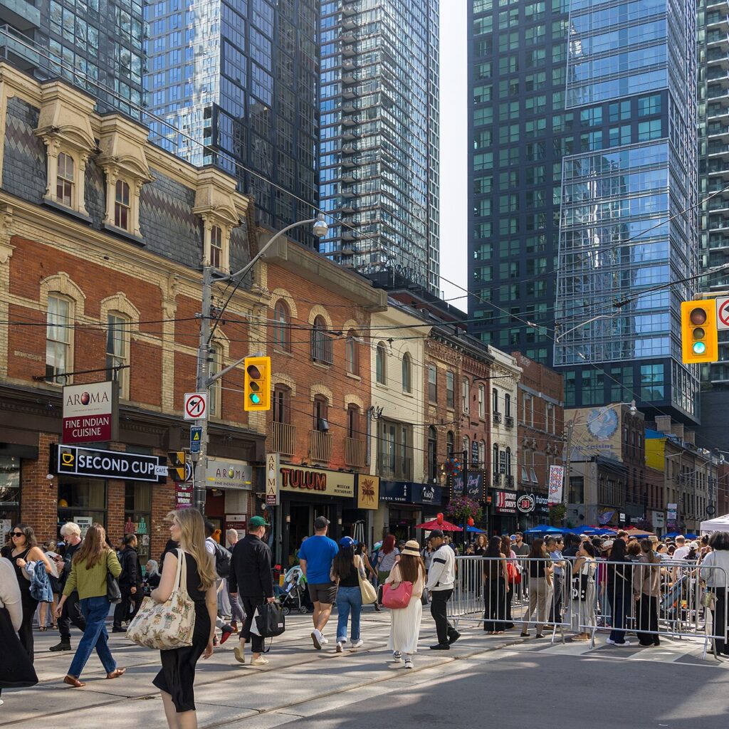 King Street West during the Toronto International Film Festival, September 2026